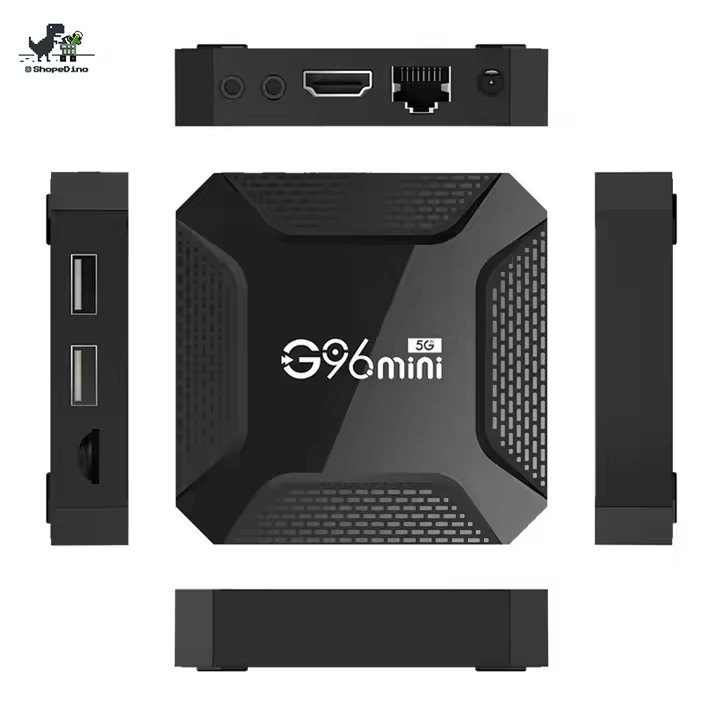 تیوی باکس TV Box G96 mini 5g | تبدیل تلویزیون به هوشمند با کیفیت 4K و پشتیبانی از اینترنت 5G