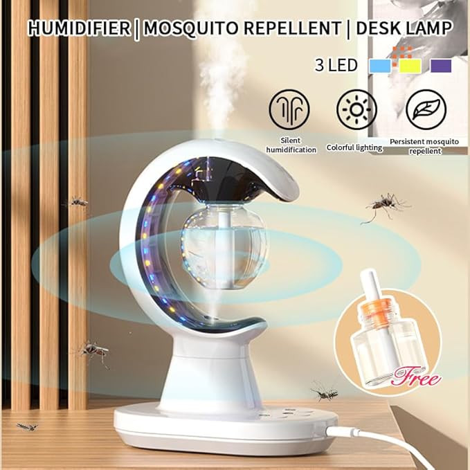 چراغ خواب، بخور و دفعکننده الکتریکی حشرات مدل 3 در 1