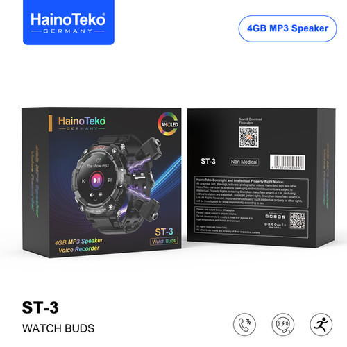 ساعت هوشمند Haino Teko Watch Buds ST 3 با ایرپاد داخلی