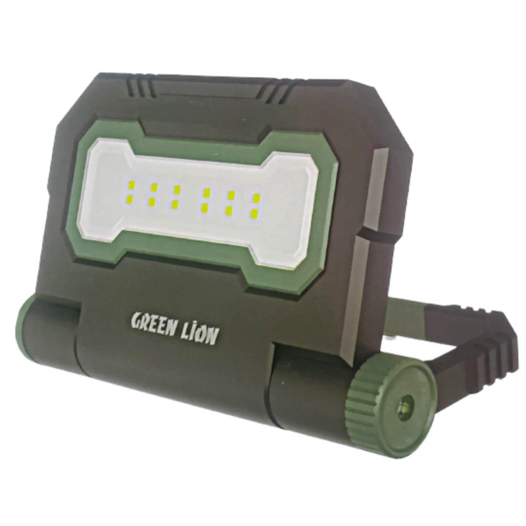 چراغ کمپینگ، پاوربانک و چراغ قوه Green Lion Camping Light Plus با پایه قابل تنظیم (مشکی و سبز)