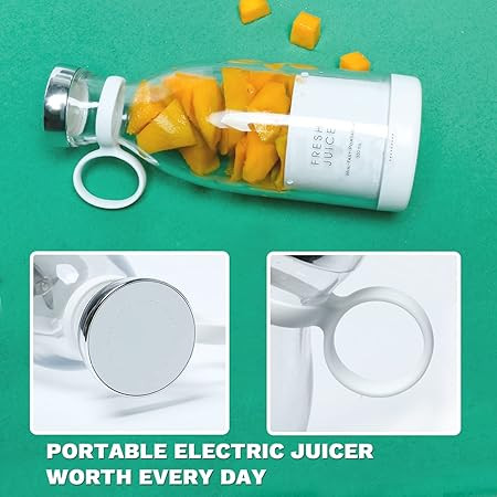 بلندر اسموتی ساز پرتابل شارژی Mini Juicer ، طراحی شیک و قابل حمل برای اسموتی و آبمیوه