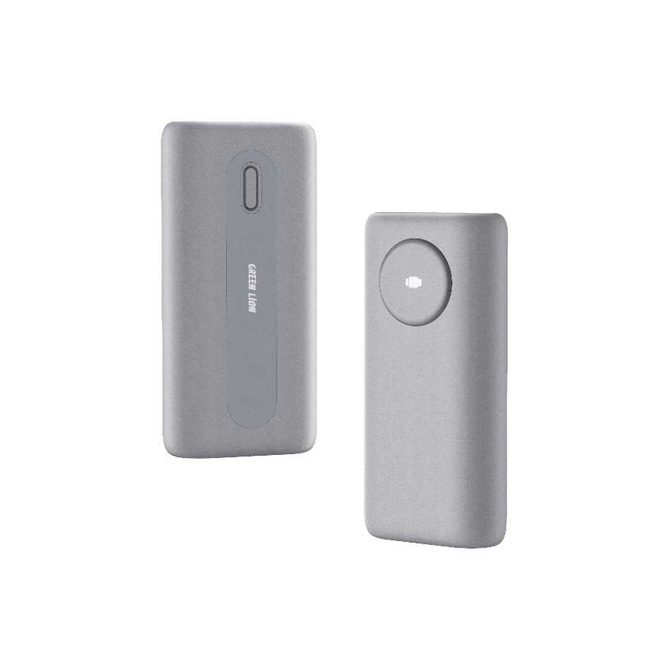 پاوربانک Green Lion 2 در 1 با ظرفیت 10000mAh و شارژر بیسیم ساعت - شارژ سریع و چندگانه