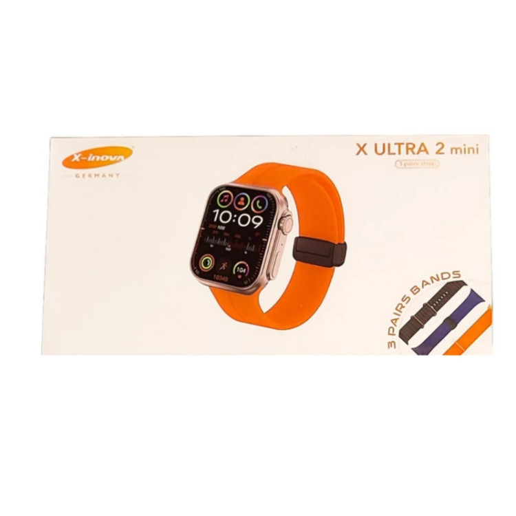 ساعت هوشمند X-Inova مدل X Ultra 2 Mini به همراه 3 بند قابل تعویض