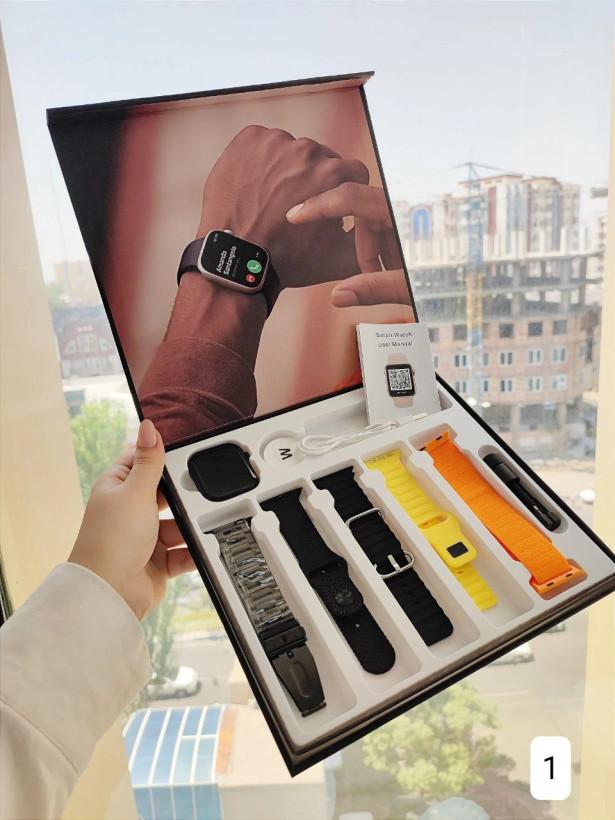 ساعت هوشمند Ultra Smart Watch WS22 Max | طراحی شیک و امکانات پیشرفته + 5 بند موجود در پک