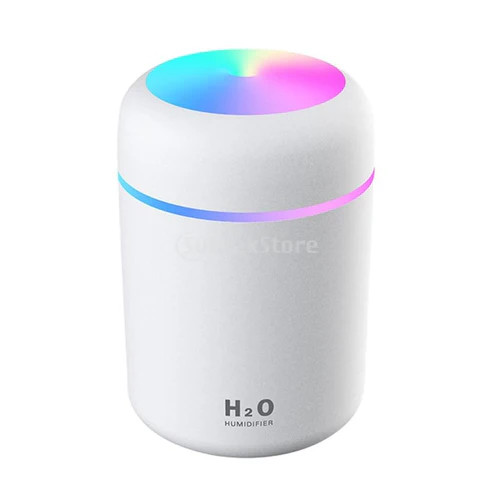 دستگاه بخور سرد H2O Humidifier | بخور کوچک قابل حمل با نورپردازی رنگی و اتصال USB