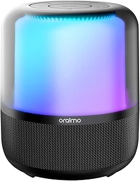 اسپیکر بلوتوثی اورایمو Oraimo SoundFlow OBS-72DBLK | صدای قدرتمند 50 وات با نورپردازی 360 درجه