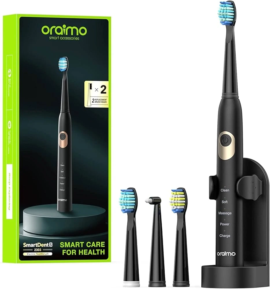 مسواک برقی هوشمند اورایمو SmartDent C2 | پاکیزگی عمیق دندانها با فناوری پیشرفته سونیک