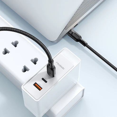 کابل دوکاره مک دو دو Mcdodo CA-878 Type-C به Type-C و Lightning - طول ۱.۲ متر، شارژ سریع ۱۰۰ وات