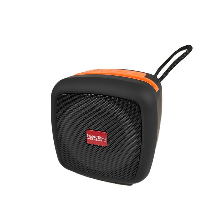 اسپیکر بلوتوثی هاینو تکو مدل Haino Teko S22 | صدای شفاف، ضدآب، هولدر موبایل و باتری بادوام