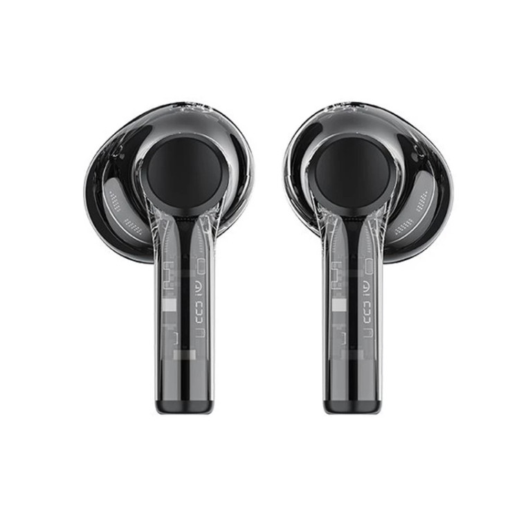 ایرباد بیسیم شفاف رسی مدل RECCI REP-W50 - طراحی مدرن و صدای Hi-Fi