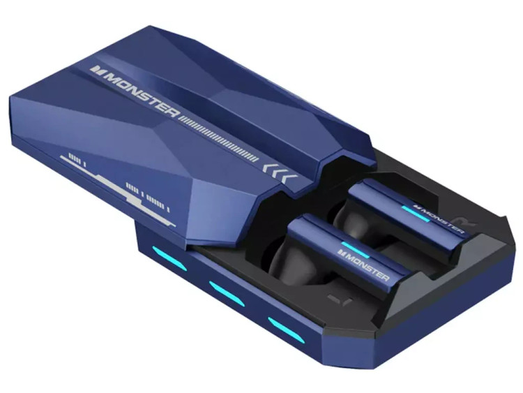 ایرپاد بیسیم گیمینگ مانستر مدل MONSTER XKT11 - کیفیت صدای استریو، تأخیر کم و طراحی ارگونومیک