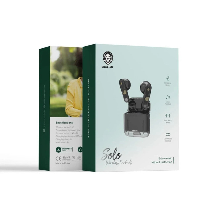 ایرپاد گرین لاین مدل Green Lion Solo - کیفیت صدای عالی و طراحی ارگونومیک