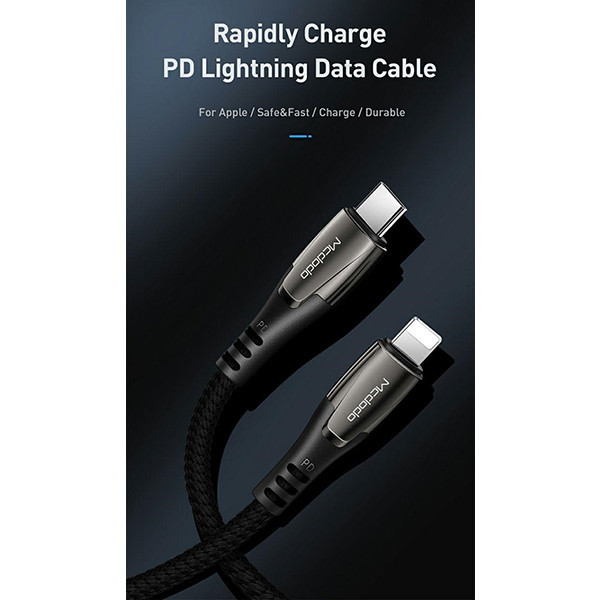 کابل تبدیل USB-C به لایتنینگ مک دودو مدل CA-708 طول 1.2 متر