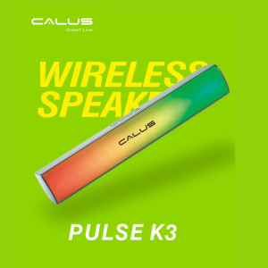 اسپیکر بلوتوثی Calus Pulse K3 با بیس عمیق و نورپردازی RGB، مناسب برای مهمانی، سفر و استفاده روزمره