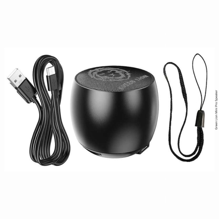 اسپیکر بلوتوثی Green Lion Mini Pro با طراحی جمعوجور، صدای Hi-Fi و باتری ۶ ساعته، مناسب برای استفاده روزمره و سفر