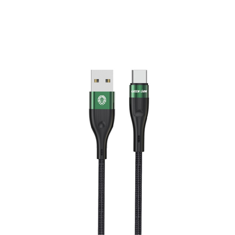 کابل شارژ USB-A به USB-C برند Green Lion ، طول 3m مناسب برای شارژ سریع و انتقال داده