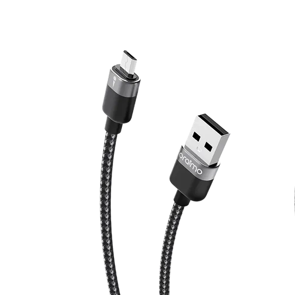 کابل لایتنینگ به USB اورایمو مدل SolidLine OCD-L72 با روکش نایلونی و توان ۲ آمپر، طول ۱ متر