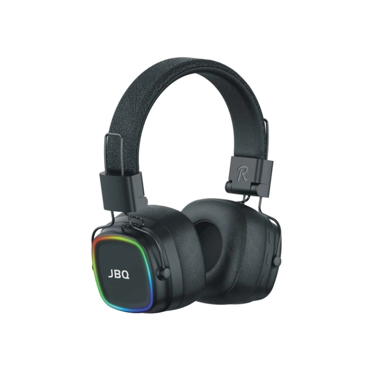 هدفون بیسیم RGB دورگوشی JBQ B30 با بلوتوث 5.3 و پخش 48 ساعته + اتصال سیمی