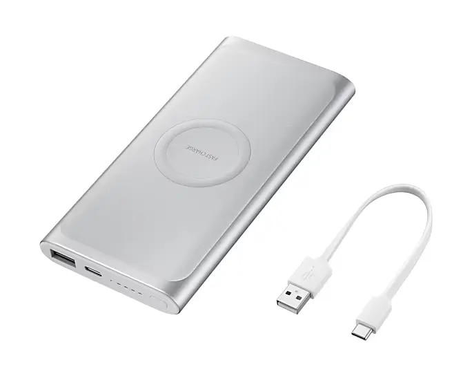 پاوربانک بیسیم سامسونگ 10000mAh مدل EB-U1200 با شارژ سریع بیسیم و Type-C