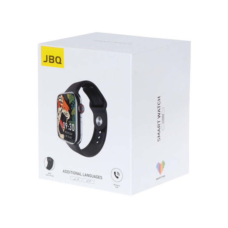 ساعت هوشمند JBQ مدل SW-S1 با صفحه AMOLED، ضدآب و ۱۰ روز شارژدهی