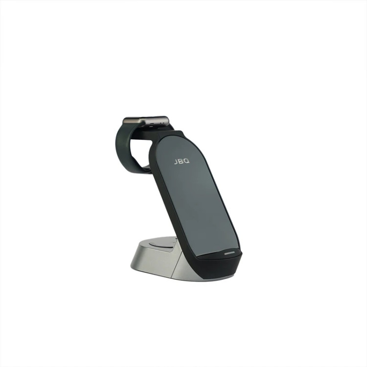 پایه شارژ بیسیم ۴ در ۱ جیبیکیو مدل JBQ WLC-41 15W مناسب برای آیفون، اپل واچ و ایرپاد
