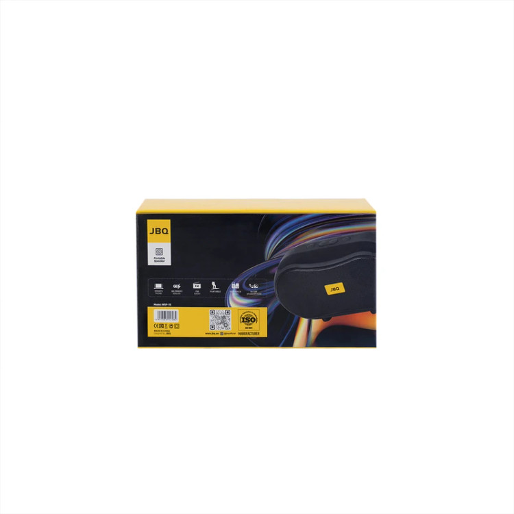 اسپیکر قابل حمل بلوتوثی JBQ مدل WSP-15 با باس قوی، رادیو FM و ورودی USB