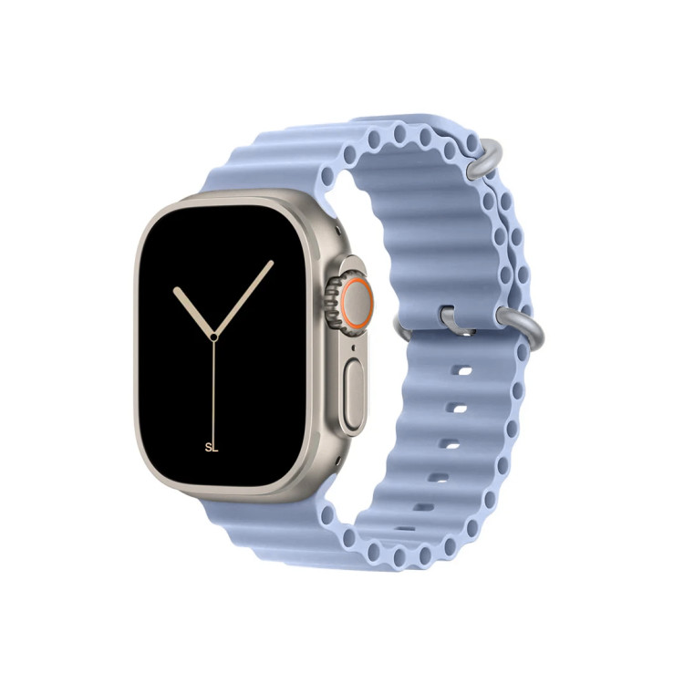 بند سیلیکونی Ocean برای اپل واچ – سایز 42/44/45/49mm – مدل اسپورت و ضدآب