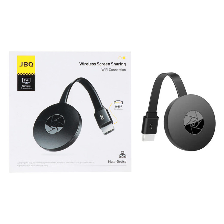 دانگل انتقال تصویر وایرلس JBQ مدل HDW-01 با پشتیبانی AirPlay و Miracast (1080p)