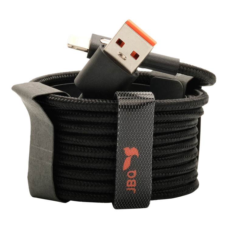 کابل شارژ USB به Type-C بافتهشده JBQ طول ۳ متر با شارژ سریع 3A
