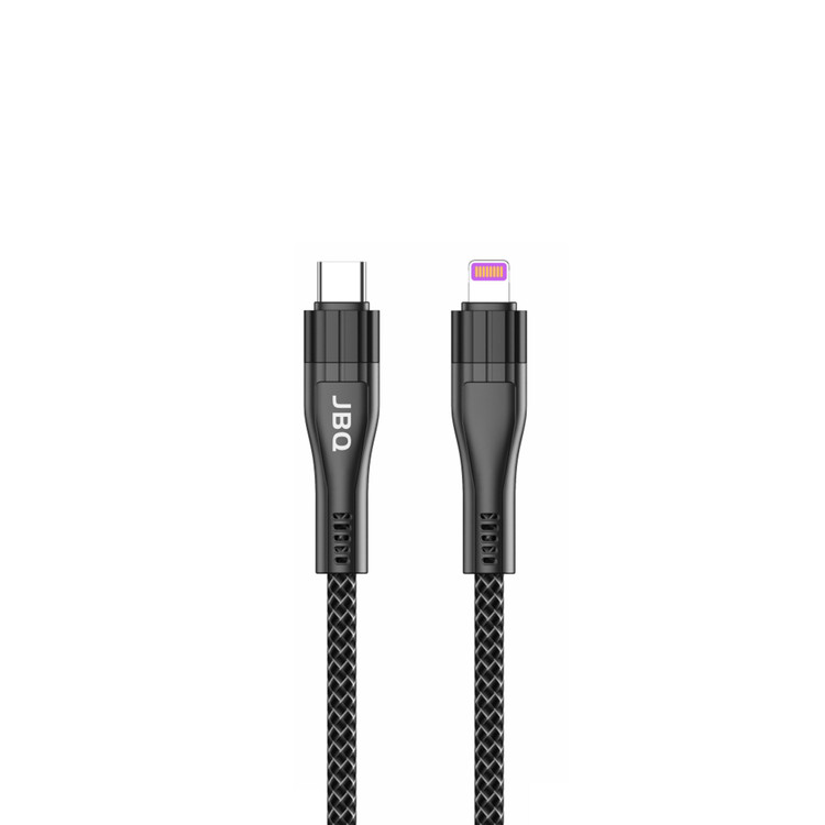 کابل شارژ و دیتا USB-C به Lightning جیبیکیو JBQ با توان 30 وات و طول 2 متر