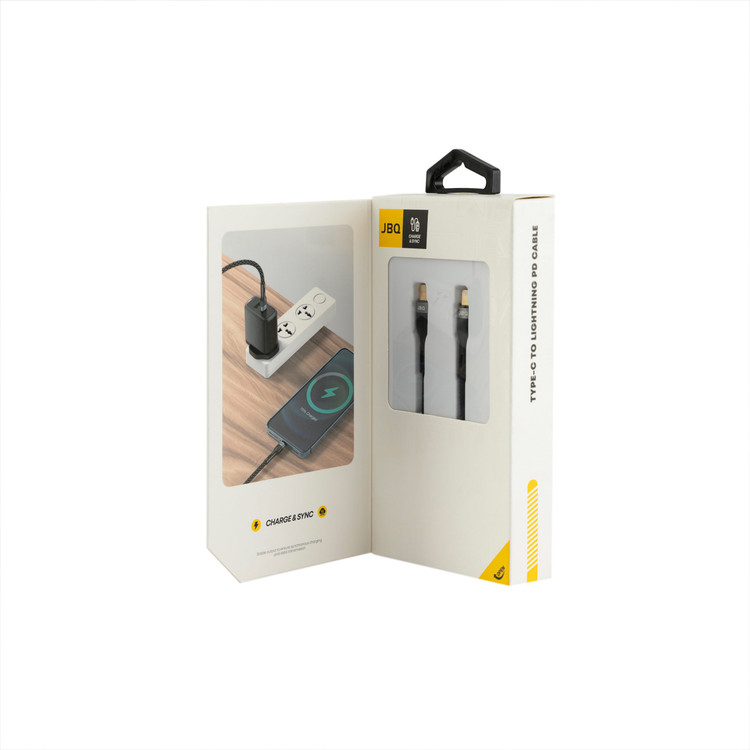 کابل شارژ و دیتای USB-C به USB-C JBQ با توان 60 وات و طول 1.5 متر (PD)