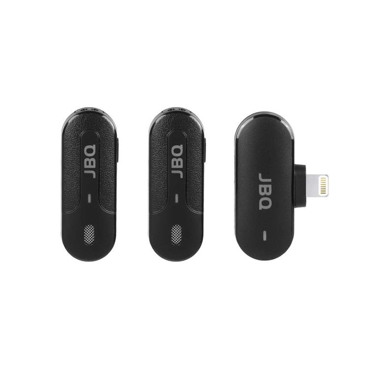 میکروفون بیسیم یقهای دوگانه JBQ مدل MPH-18 با گیرنده Lightning مناسب آیفون